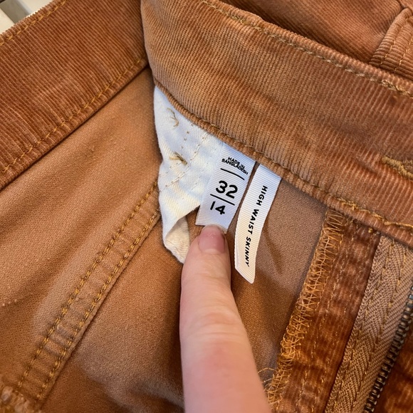 Loft 548132 High Waist Skinny Corduroy Jeans Size 32 / 14 - Picture 4 of 12